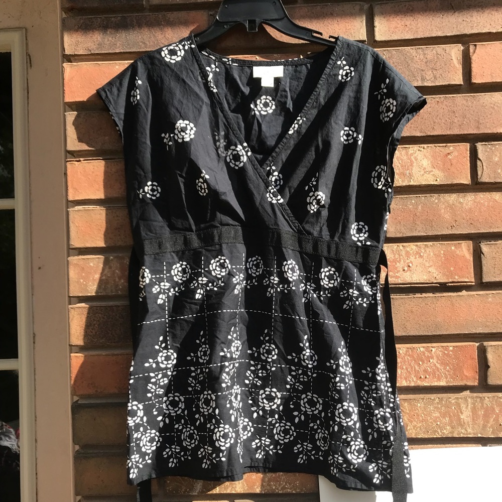 Ann Tyler loft floral blouse